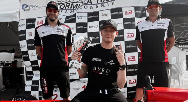A second-place finish in F1000 action was the highlight of the weekend for Nathan Byrd at Pittsburgh Int'l Race Complex.