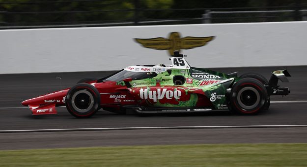 Santino Ferrucci will be back in Rahal Letterman Lanigan Racing's No. 45 this weekend at the Mid-Ohio Sports Car Course. (IndyCar Photo)