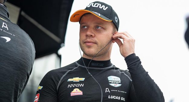 Felix Rosenqvist has been cleared to return to NTT IndyCar Series competition by doctors. (IndyCar Photo)