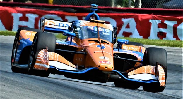 Scott Dixon was fastest in the final NTT IndyCar Series practice at the Mid-Ohio Sports Car Course. (Al Steinberg Photo)