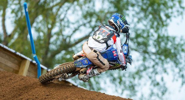 Dylan Ferrandis captured his third win in Lucas Oil Pro Motocross action Saturday during the RedBud National. (Align Media Photo)