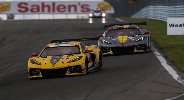 The Corvette Racing teammates have a love-hate relationship with reach each other. (IMSA Photo)
