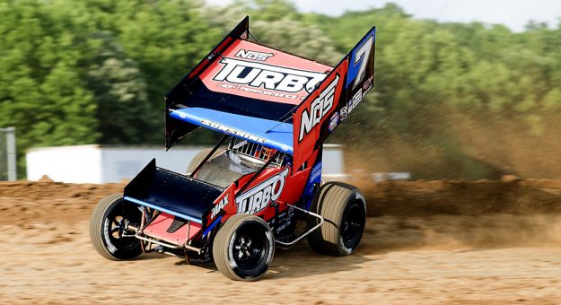 Tyler Courtney has excelled in his first full season in a winged sprint car. (Doug Auld Photo)