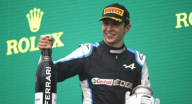 Esteban Ocon won the Hungarian Grand Prix Sunday. (Pirelli F1 Photo)