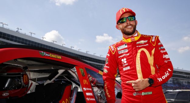 FORT WORTH, TEXAS - JUNE 13: Ross Chastain, driver of the #42 McDonald's Chevrolet, waits on the grid prior to the NASCAR All-Star Open at Texas Motor Speedway on June 13, 2021 in Fort Worth, Texas. (Photo by Jared C. Tilton/Getty Images) | Getty Images