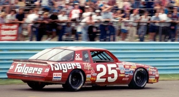 Tim Richmond won NASCAR's return to Watkins Glen (N.Y) Int'l in 1986. (NSSN Archives Photo)