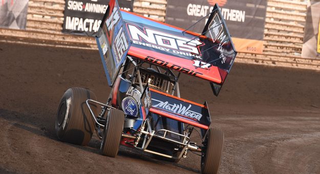 Shane Golobic has earned the pole for the 31st 360 Knoxville Nationals finale. (Paul Arch Photo)