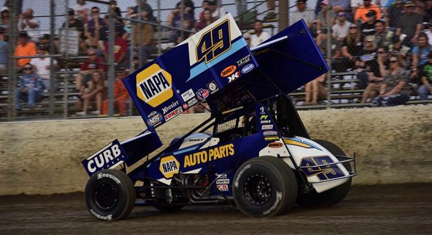 Brad Sweet continues to lead the National Sprint Car Rankings. (Mark Funderburk Photo)