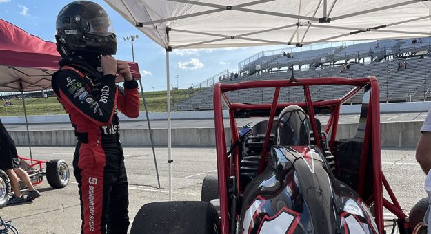 Nathan Byrd raced well, but failed to finish both races he competed in last week at Lucas Oil Raceway.