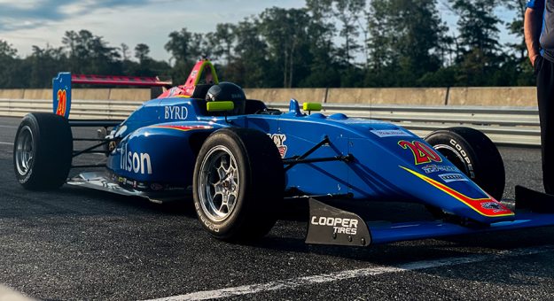 Nathan Byrd competed in three USF2000 events last weekend at New Jersey Motorsports Park.