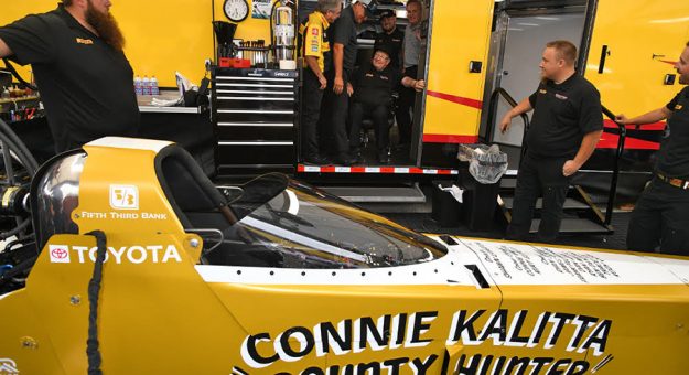 Shawn Langdon will pilot a Connie Kalitta Bounty Hunter tribute car during the U.S. Nationals.