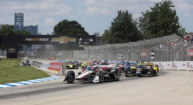 Officials from the Detroit Grand Prix are investigating the possibility of moving the event back to a downtown location. (IndyCar Photo)