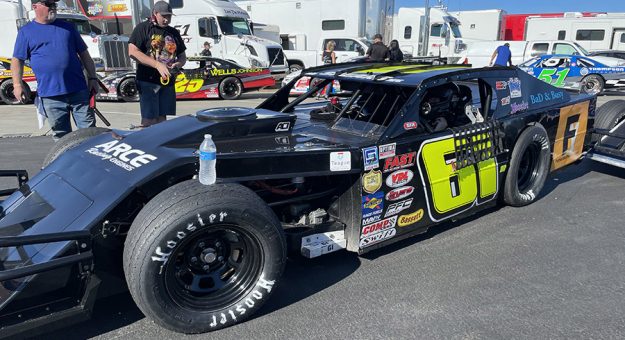 Nathan Byrd went modified racing at California's All American Speedway recently.