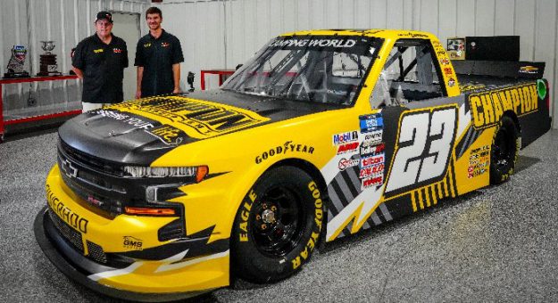 Grant Enfinger will move to GMS Racing in 2022.