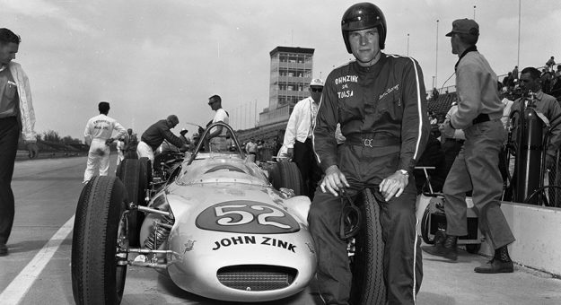 Dan Gurney at Indianapolis Motor Speedway in 1962. (IMS Archives Photo)