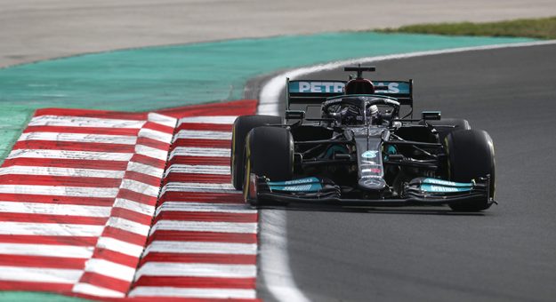 Lewis Hamilton was fastest in both practice sessions Friday in Turkey. (LAT Images Photo)