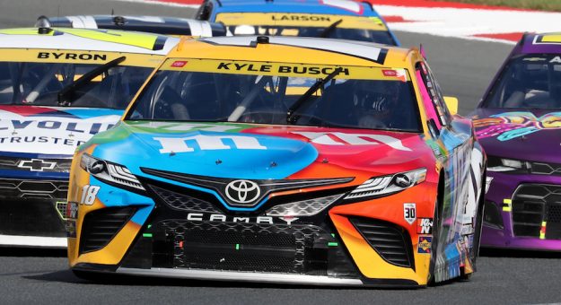 Kyle Busch during the Bank of America ROVAL 400 at Charlotte Motor Speedway in Concord, NC, October 10, 2021.  (HHP/Tom Copeland)