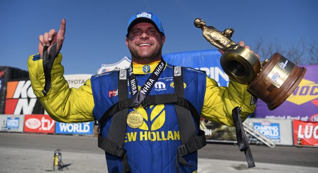 Matt Hagan's career at Don Schumacher Racing will end at the conclusion of the season, but he hopes to continue adding to his legacy next year with Tony Stewart Racing. (NHRA Photo)