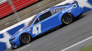 Ricky Stenhouse Jr. during the recent NASCAR Next Gen test at Charlotte Motor Speedway. (Bob Leverone/Getty Images Photo)