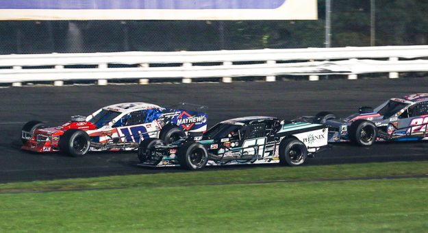 The NASCAR Whelen Modified Tour, shown here at Stafford Motor Speedway, will return to Richmond Raceway next April. (Dick Ayers Photo)