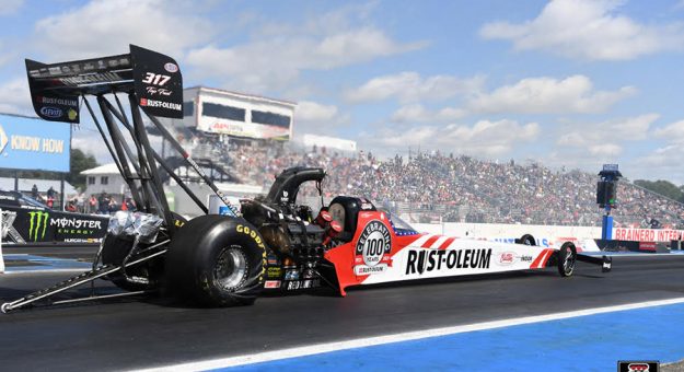 T.J. Zizzo is one of a number of NHRA competitors who race part-time, but do so at a competitive level. (Zizzo Racing Photo)