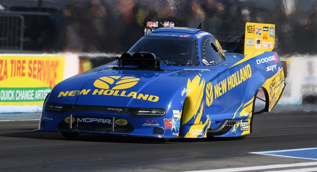 Matt Hagan heads to Las Vegas hoping to keep himself in the hunt for the Funny Car title. (NHRA Photo)