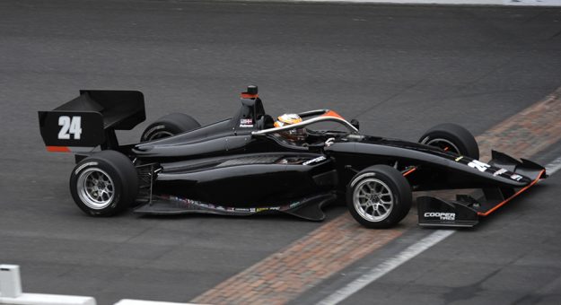 Benjamin Pedersen topped the charts in Indy Lights during the Chris Griffis Memorial Open Test.