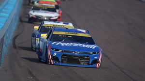 Kyle Larson captured the NASCAR Cup Series championship Sunday at Phoenix Raceway. (Sean Gardner/Getty Images Photo)