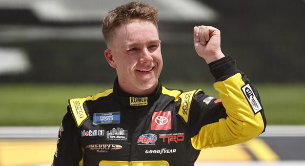 John Hunter Nemechek joined Kyle Busch Motorsports to reset his career. So far it has worked. (Jared C. Tilton/Getty Images Photo)