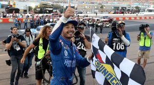 Kyle Larson enjoyed a season for the ages that culminated with the NASCAR Cup Series championship at Phoenix Raceway. (Chris Petersen/Getty Images Photo)