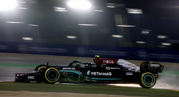 Valtteri Bottas was fastest in Qatar Grand Prix practice Friday. (LAT Images)
