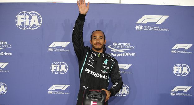 Lewis Hamilton claimed the pole for the Qatar Grand Prix. (LAT Images Photo)