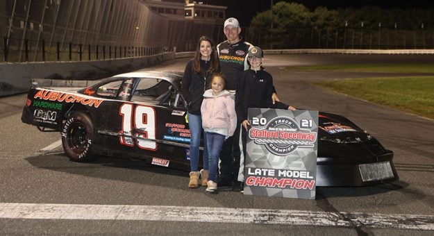 Michael Bennett won the Stafford Speedway late model championship in 2022.