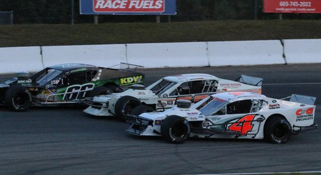 The Modified Racing Series, which last appeared at White Mountain Motorsports Park on Labor Day Weekend of 2020, will return to the North Woodstock, NH oval on June 4, 2022. (Mark Alan Sumner photo)