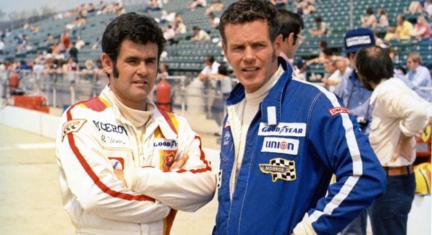 Brothers Al Unser (left) and Bobby Unser (right) combined to win the Indianapolis 500 seven times. (IMS Archives Photo)