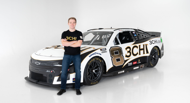 3CHI, a hemp-based company, will sponsor Tyler Reddick at Richard Childress Racing.