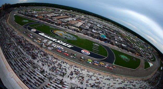 HAMPTON, GEORGIA - JULY 11: A general view of cars on track during the NASCAR Cup Series Quaker State 400 presented by Walmart at Atlanta Motor Speedway on July 11, 2021 in Hampton, Georgia. (Photo by Sean Gardner/Getty Images) | Getty Images