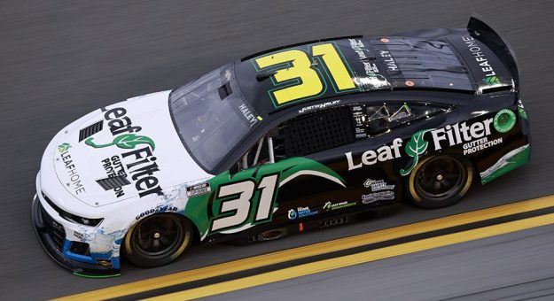 DAYTONA BEACH, FLORIDA - FEBRUARY 15: Justin Haley, driver of the #31 LeafFilter Gutter Protection Chevrolet, drives during practice for the NASCAR Cup Series 64th Annual Daytona 500 at Daytona International Speedway on February 15, 2022 in Daytona Beach, Florida. (Photo by Jared C. Tilton/Getty Images) | Getty Images