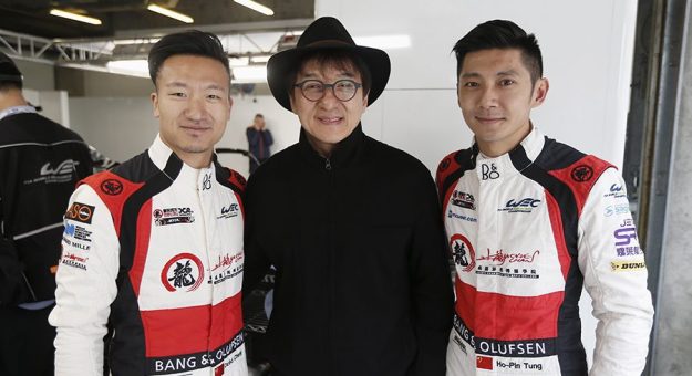CHENG David (chn), Oreca 07 Gibson team Jackie Chan DC racing, ambiance portrait, CHAN Jackie, TUNG Ho-Pin (chn), Oreca 07 Gibson team Jackie Chan DC racing, ambiance portrait during the 2017 FIA WEC World Endurance Championship, 6 Hours of Shanghai from november 3 to 5, at Shanghai, China - Photo Jean Michel Le Meur / DPPI
