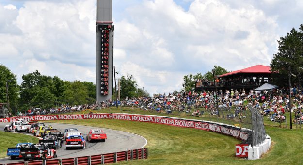 LEXINGTON, OHIO - JULY 09: A general view of racing during the NASCAR Camping World Truck Series O'Reilly Auto Parts 150 at Mid-Ohio Sports Car Course on July 09, 2022 in Lexington, Ohio. (Photo by Ben Jackson/Getty Images) | Getty Images