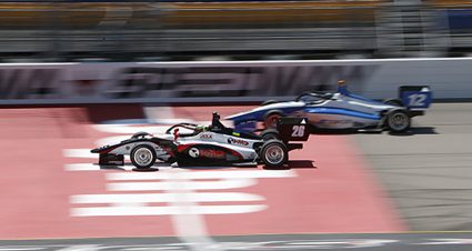 Lundqvist Paces Indy Lights Practice At Iowa Speedway