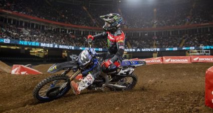 Tomac Claims World Supercross Debut