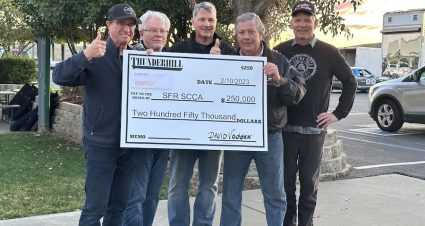 Thunderhill Presents $250,000 Dividend Check
