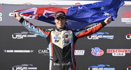 Hughes Goes Flag-To-Flag At USF2000 Opener