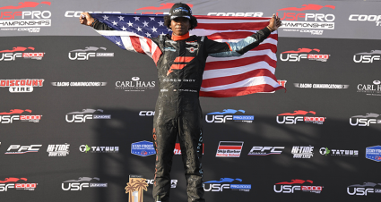 Rowe Gains First Victory in USF Pro 2000