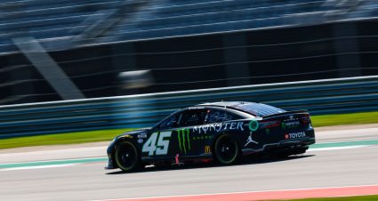 Reddick Out Front Early During COTA Practice
