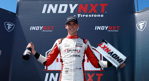 Visit McElrea Dominant In Laguna Seca Indy NXT Victory page