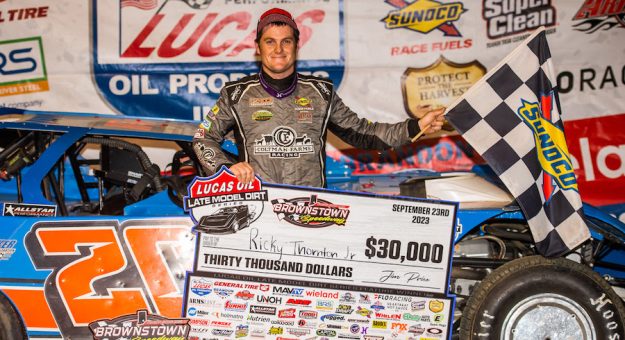 Visit Thornton Cashes $30,000 Jackson 100 Check page