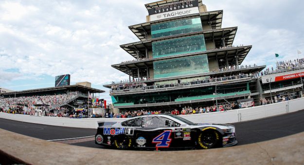 September 8, 2019: #4: Kevin Harvick, Stewart-Haas Racing, Ford Mustang Mobil 1 wins the Brickyard 400 at Indianapolis Motor Speedway in Speedway, IN. (HHP/Barry Cantrell)