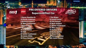 Open wheel showdown supermodified entry list